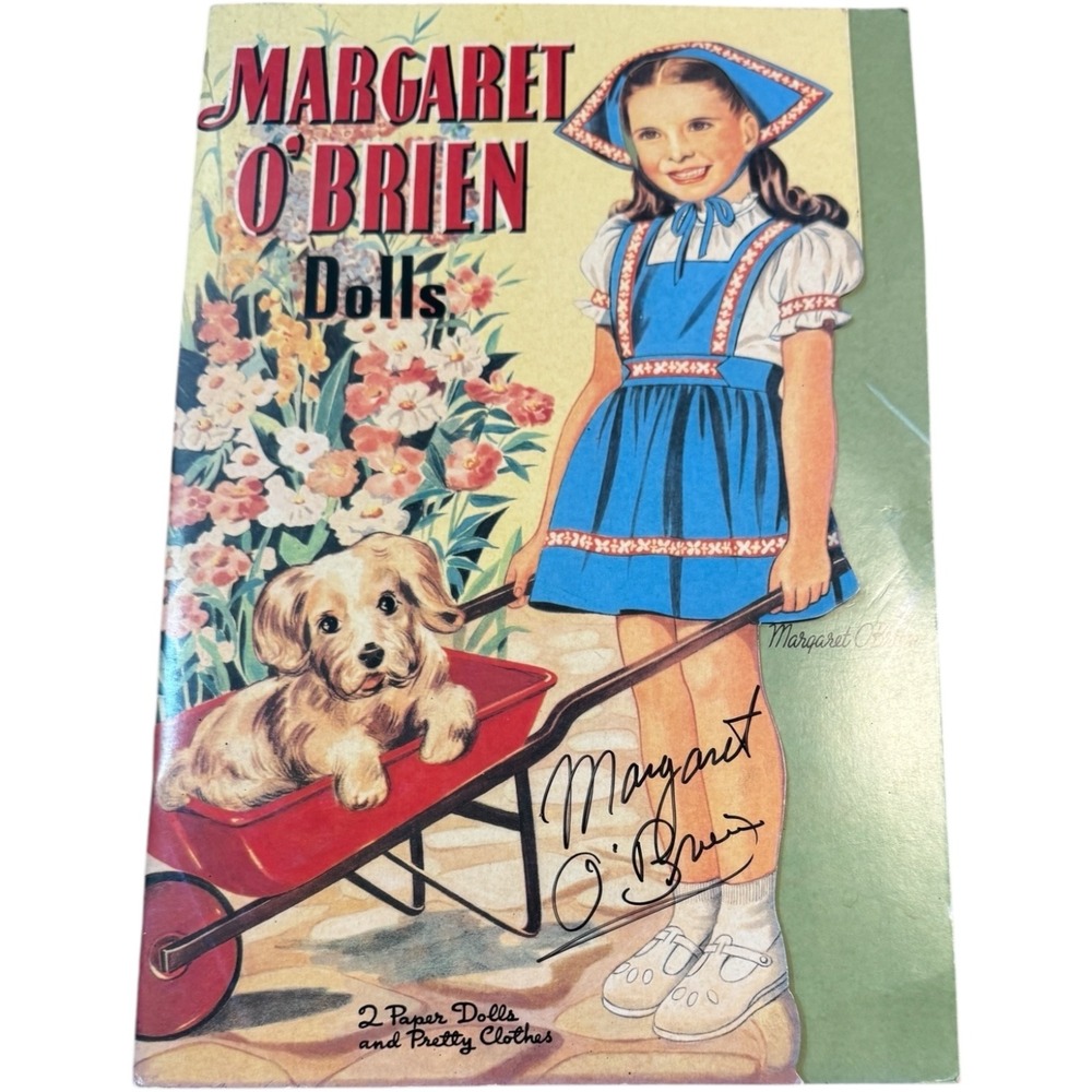 Signed Margaret O'Brien Paper Doll Book 2000 B. Shackman Collectible New not cut